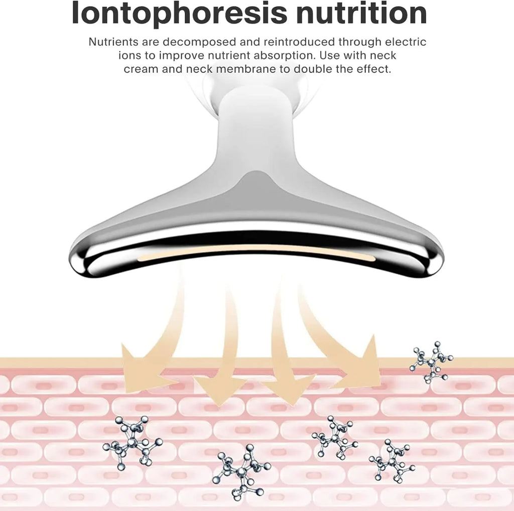 USB Face Massager EMS Photon Therapy Face Neck Lifting Beauty Tighten Device Thin Double Chin Remove Neck Lines Facial Massager