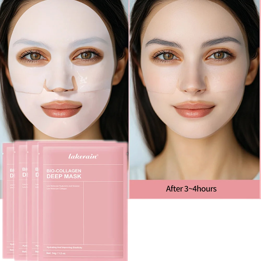 Bio Collagen Real Deep Mask Minimizing Firming Supplement Collagen Deep Hydration Pore Radiance Brighten Skin Skincare