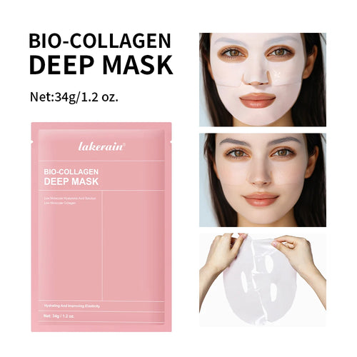 Bio Collagen Real Deep Mask Minimizing Firming Supplement Collagen Deep Hydration Pore Radiance Brighten Skin Skincare